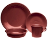 Fiesta dinnerware glazed in Cinnabar