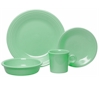 Fiesta dinnerware glazed in Sea Mist Green