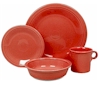 Fiesta dinnerware glazed in Persimmon