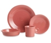 Fiesta dinnerware glazed in Flamingo