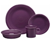 Fiesta dinnerware glazed in Mulberry
