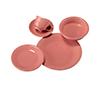 Fiesta dinnerware glazed in Peony
