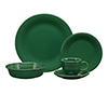 Fiesta dinnerware glazed in Jade