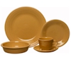 Fiesta dinnerware glazed in Antique Gold