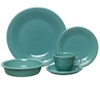 Fiesta dinnerware glazed in Turquoise
